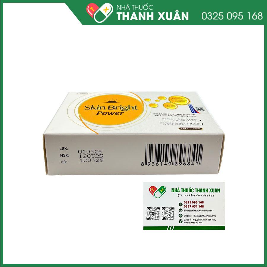 Viên Uống Trắng Da, Chống Lão Hoá Skin Bright Power